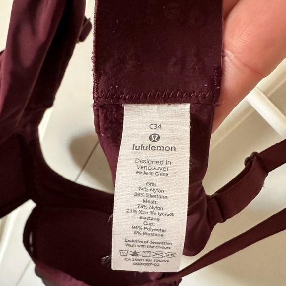 Lululemon Simply Sheer Bra - Picture 2 of 4